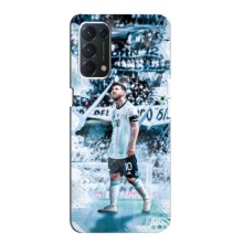 Чехол Месси футболист для Oppo F19 – Месси в Аргентине