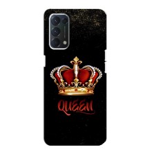 Чехол с Короной Оппо Ф19 - (AlphaPrint) (Корона короля)