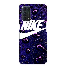 Чехол для Oppo F19 - с принтом Найк (AlphaPrint) (Найк принт)