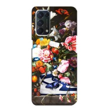 Чехол для Oppo F19 - с принтом Найк (AlphaPrint) (Стиль Найк)