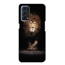 Чехол со Львом для Oppo F19 (VPrint) (Лев)