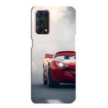 Силиконовый чехол Маквин для Oppo F19 – Маквин на трасе