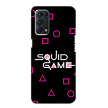 Чохол Гра в кальмара для Oppo F19 – Лого гра кальмара