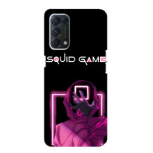 Чехол Гра в кальмара для Oppo F19