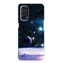 Космические Чехлы для Оппо Ф19 (VPrint) (Космический вид)