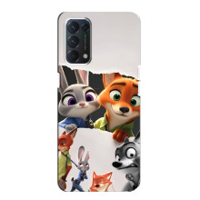 Силіконовий чохол з принтом Зоотрополіс для Oppo F19
