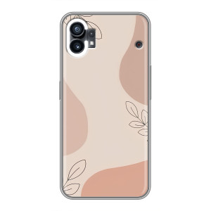 Чехол цветочный дизайн для OPPO F31 (Коричневый фон)