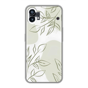 Чехол цветочный дизайн для OPPO F31 (Зелёный дизайн)