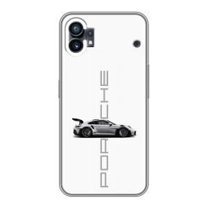 Чехол с авто Порше для OPPO F31 – белый Порше