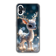 Яскравий чохол для OPPO F31 з Зимові Оленята – Блискуче оленятко