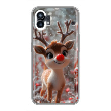 Яскравий чохол для OPPO F31 з Зимові Оленята