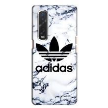 Чехлы Адидас для Oppo Find X2 (AlphaPrint) (Адидас на мраморе)