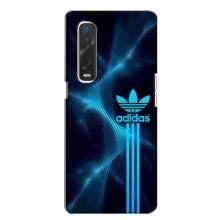 Чехлы Адидас для Oppo Find X2 (AlphaPrint) (Синий Адидас)