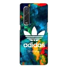 Чехлы Адидас для Oppo Find X2 (AlphaPrint) (Яркий Адидас)