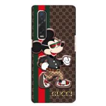Чехлы Бренд GUCCI для Oppo Find X2 – Маус Гуччи