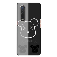 Чехлы для Oppo Find X2 - Bearbrick Louis Vuitton (PREMIUMPrint) (БеарБрик глаза)