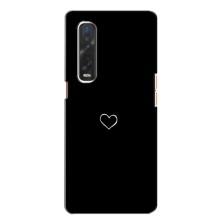 Чехлы для любимой на Оппо Финд х2 (VPrint) (Маленькое сердечко)