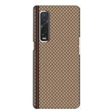 Чехлы ГУЧЧИ для Оппо Финд х2 (AlphaPrint) (Гуччи полоса)
