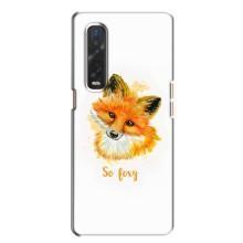 Чехлы с картинкой Лисички для Oppo Find X2 (VPrint) (Девочка Лиса)