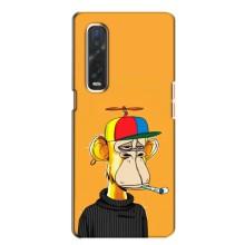 Чехлы с Обезьянами NFT для Oppo Find X2 (AlphaPrint) (Скучающая Обезьяна NFT)