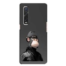 Чехлы с Обезьянами NFT для Oppo Find X2 (AlphaPrint) (стильная обезьяна NFT)