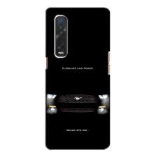 Чехлы с тематикой "Крутые машины" на Oppo Find X2 (Черный Land Rover)