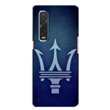 Чехлы с тематикой "Крутые машины" на Oppo Find X2 (Лого Maserati)