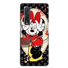 Чехол Disney Mouse Oppo Find X2 (PREMIUMPrint) (Минни peace)