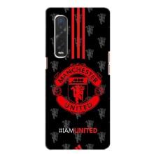 Чехол Манчестер Юнайтед для Оппо Финд х2 (AlphaPrint) (лого МЮ)