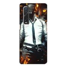 Чохол з картинкою "Герой Pubg" на Oppo Find X2 – Man Пубг