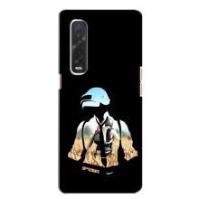 Чохол з картинкою "Герой Pubg" на Oppo Find X2 – Пубг мен