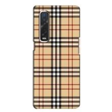 Чехол с Брендами одежды на Файнд Х2 – Burberry стиль