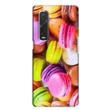 Чехол с изображением  вкусной еды для Oppo Find X2 – Макаруны