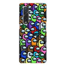 Чехол Амонг Ас для Oppo Find X2 (AlphaPrint) (Убит)