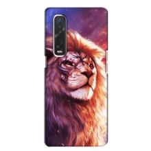 Чехол с картинкой на Oppo Find X2 – Красочный ЛЕВ