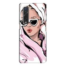 Чехол с картинкой Модные Девчонки Oppo Find X2 – Девушка в халате