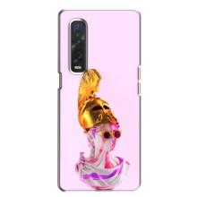 Чохол з Прикольним Принтом на Oppo Find X2 – АРТ Статуя