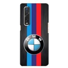 Чехол для Оппо Финд х2 - с принтом БМВ (AlphaPrint) (Лого BMW)