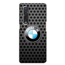 Чехол для Оппо Финд х2 - с принтом БМВ (AlphaPrint) (Знак БМВ)