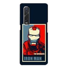 Чохол Супергерой Залізна Людина на Oppo Find X2 – Art Iron man