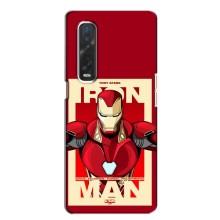 Чохол Супергерой Залізна Людина на Oppo Find X2 – Iron man