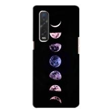 Чехол (ТПУ) с планетами на Oppo Find X2 – Плнеты