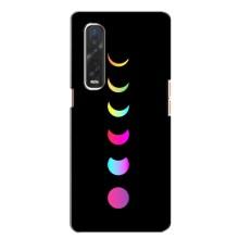 Чехол (ТПУ) с планетами на Oppo Find X2 – Полнолуние