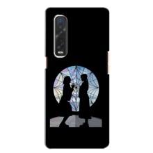 Чехлы Венсдей на Oppo Find X2 Уэнсдей (AlphaPrint) (комната Уэнздей)