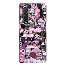 Чехол с кроликом Куроми на Oppo Find X2 – Коллаж Куроми