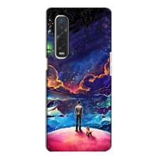 Космические Чехлы для Оппо Финд х2 (VPrint) (Галактический вид)