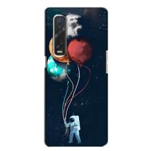 Космические Чехлы для Оппо Финд х2 (VPrint) (Планеты шарики)