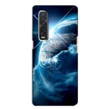 Космические Чехлы для Оппо Финд х2 (VPrint) (Земля с космоса)