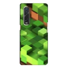 Чехлы для Oppo Find X2 (Персонажи Майн Крафт) (Текстура)