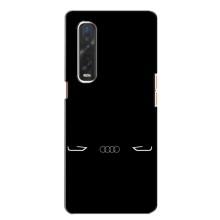 Силиконовый бампер с картинкой машины на Oppo Find X2 – Силует Audi